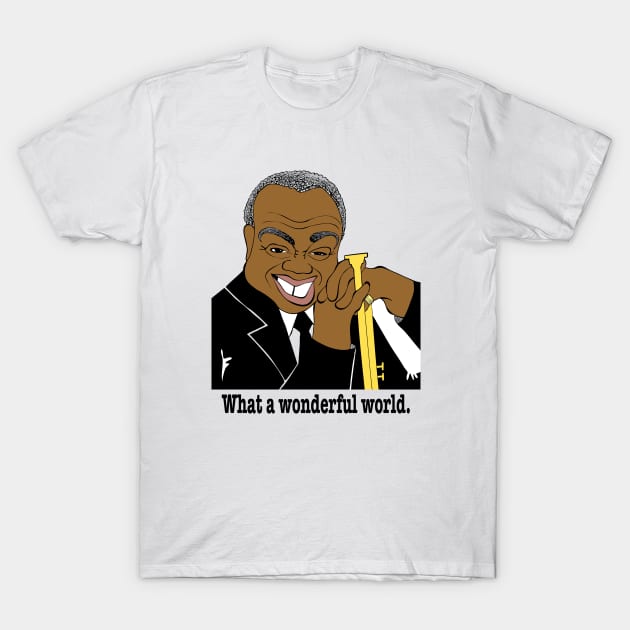 Satchmo T-Shirt by cartoonistguy